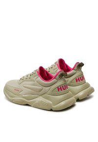 Hugo Sneakersy Leon_Runn 50512717 Beżowy. Kolor: beżowy. Materiał: materiał