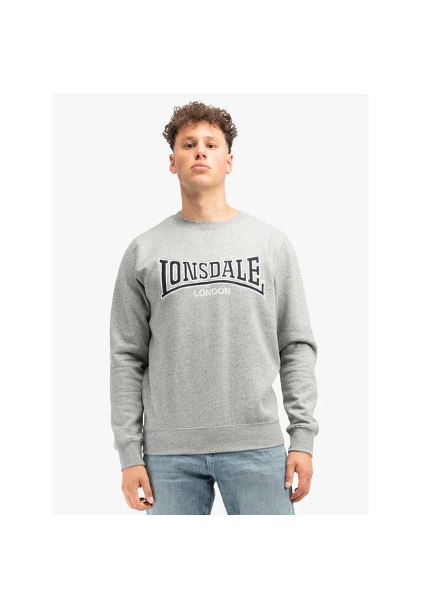 Bluza z okrągłym dekoltem Lonsdale Berger Lp181. Kolor: szary