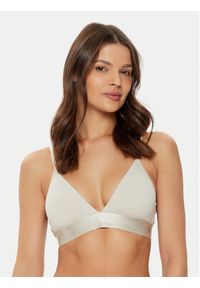 Calvin Klein Underwear Biustonosz braletka 000QF7994E Beżowy. Kolor: beżowy. Materiał: bawełna #8