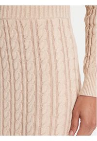 Guess Spódnica mini W5YD68 Z3OU0 Beżowy Regular Fit. Kolor: beżowy. Materiał: bawełna #5