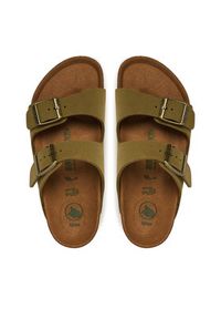 Birkenstock Klapki Arizona Kids Vegan 1027829 S Zielony. Kolor: zielony. Materiał: skóra #4