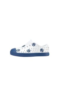 Native Shoes - Buty miejskie młodzieżowe NATIVE JEFFERSON PRINT BIG KID. Okazja: na co dzień. Kolor: biały. Wzór: nadruk