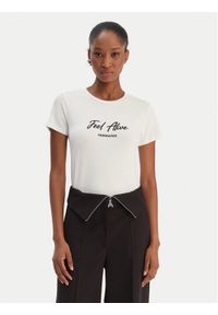 Patrizia Pepe T-Shirt 8M1807/J051-W146 Biały Regular Fit. Kolor: biały. Materiał: wiskoza #1