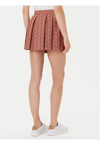 Lacoste Spódnica plisowana JF0516 Brązowy Regular Fit. Kolor: brązowy. Materiał: bawełna #3