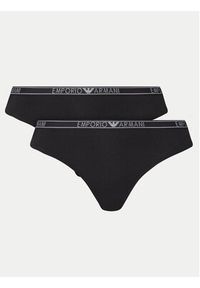 Emporio Armani Underwear Komplet 2 par fig brazylijskich 164752 4F223 00020 Czarny. Kolor: czarny. Materiał: bawełna #6