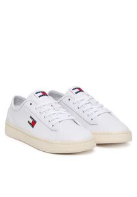Tommy Jeans Tenisówki Tjw Lightweight Court EN0EN02875 Biały. Kolor: biały. Materiał: skóra