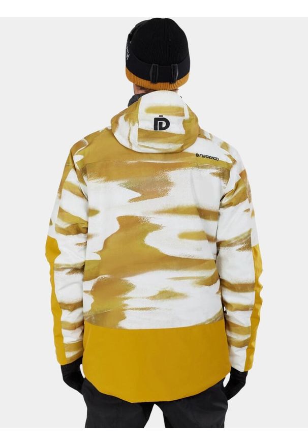 FUNDANGO - Kurtka Narciarska Męska Fundango Baily ECO Allmtn. Kolor: wielokolorowy, żółty. Sezon: zima. Sport: narciarstwo