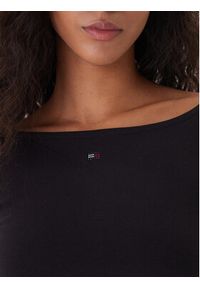 Tommy Jeans Bluzka DW0DW21548 Czarny Slim Fit. Kolor: czarny. Materiał: bawełna #2