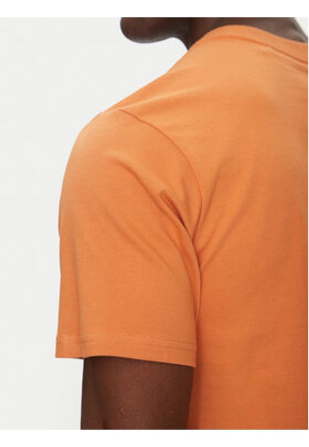 Element T-Shirt ELYKT00168 Pomarańczowy Regular Fit. Kolor: pomarańczowy. Materiał: bawełna