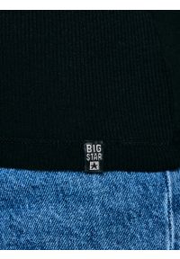 Big-Star - Koszulka damska na ramiączkach czarna Alena 906. Kolor: czarny. Materiał: skóra, bawełna, elastan. Długość rękawa: na ramiączkach. Styl: elegancki, klasyczny, sportowy #6