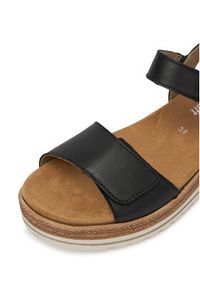 Remonte Sandały D0Q52-00 Czarny. Kolor: czarny. Materiał: skóra #3