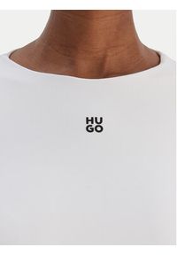 Hugo - HUGO Bluzka Dasiia 50545208 Biały Slim Fit. Kolor: biały. Materiał: syntetyk #2
