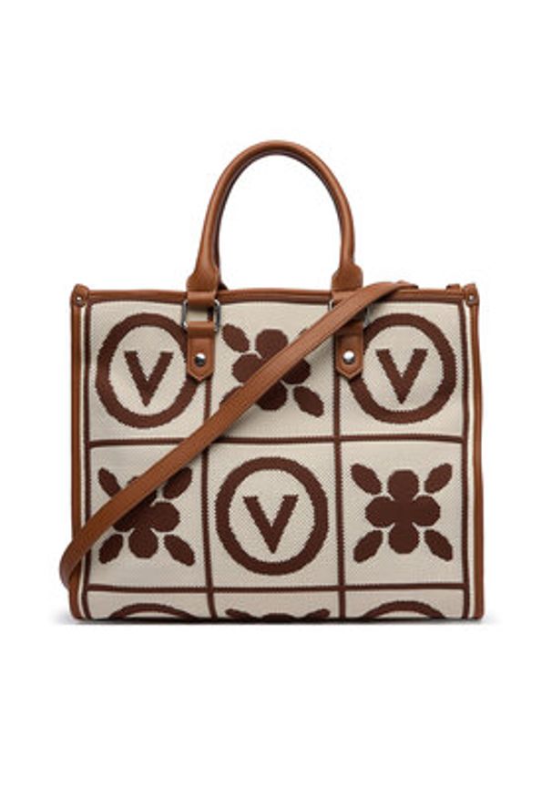 VALENTINO - Valentino Torebka Tyle VBS9XF04 Brązowy. Kolor: brązowy. Materiał: skórzane