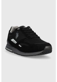 U.S. Polo Assn. sneakersy TABRY kolor czarny TABRY003M/CHT2. Nosek buta: okrągły. Zapięcie: sznurówki. Kolor: czarny. Materiał: guma #5