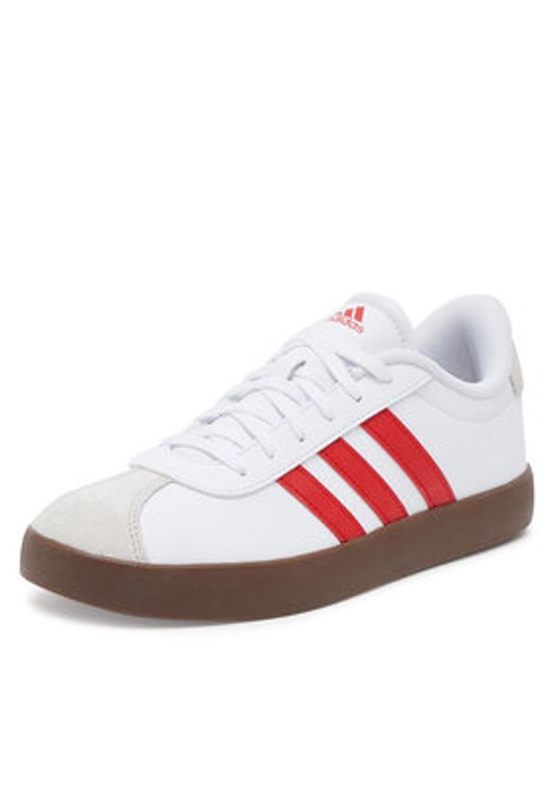 Adidas - adidas Sneakersy VL COURT 3.0 K IH3484 Biały. Kolor: biały. Materiał: materiał, syntetyk
