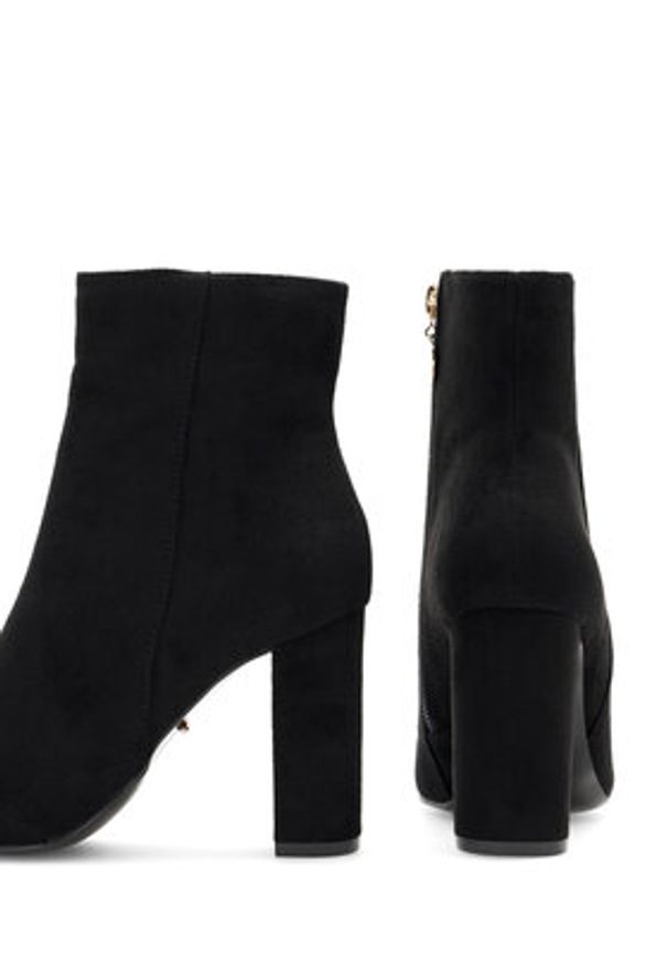 DeeZee Botki BRITT LS4690-19B Czarny. Kolor: czarny. Materiał: materiał