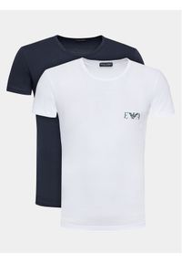 Emporio Armani Underwear Komplet 2 t-shirtów 111670 3R715 10410 Kolorowy Regular Fit. Materiał: bawełna. Wzór: kolorowy #1