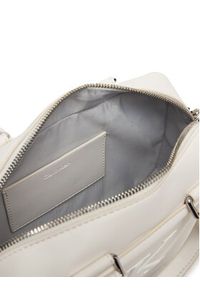 Calvin Klein Torebka Bold Ck Bauletto Crossbody LV04F3411G Biały. Kolor: biały. Materiał: skórzane #3
