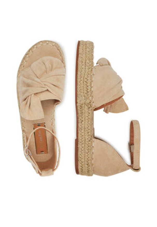 DeeZee Espadryle 8-807-1 Beżowy. Kolor: beżowy. Materiał: materiał