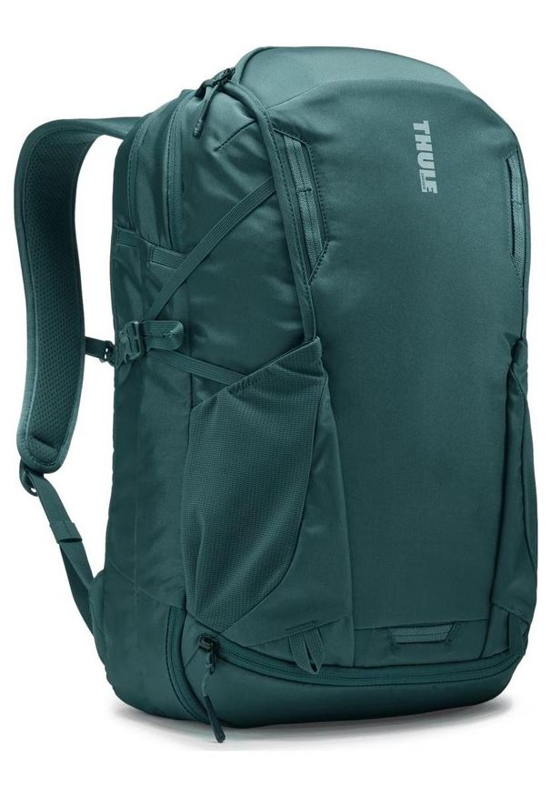 THULE - Thule EnRoute 15.6'' 30L zielony. Kolor: zielony. Materiał: nylon. Wzór: paski