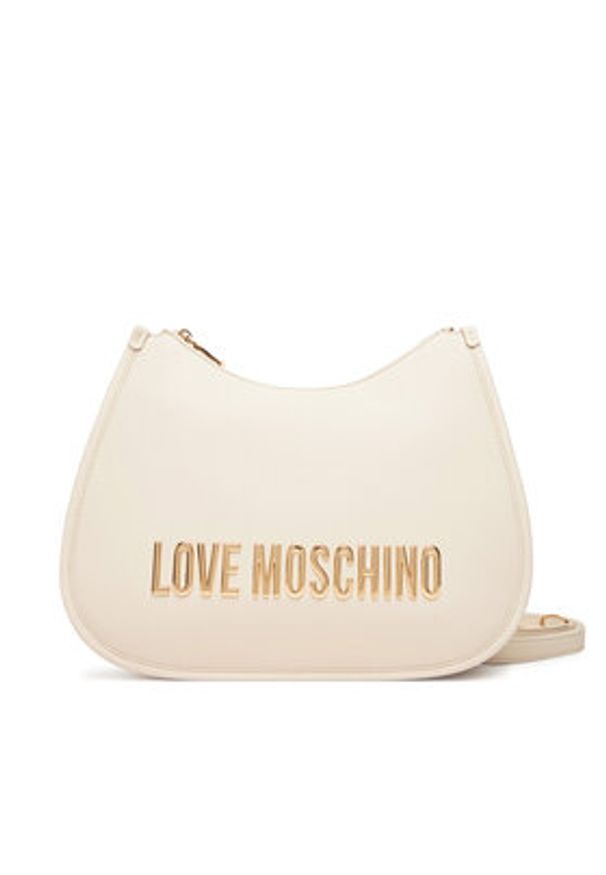 Love Moschino - LOVE MOSCHINO Torebka JC4021PP1NKD0110 Beżowy. Kolor: beżowy. Materiał: skórzane