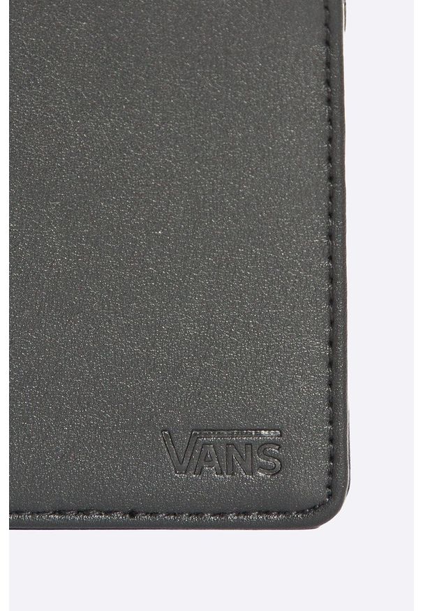 Vans - Portfel. Kolor: czarny. Materiał: materiał. Wzór: gładki
