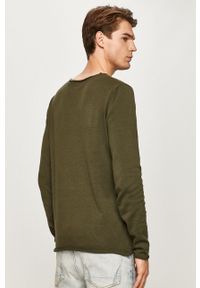 Only & Sons - Sweter. Okazja: na co dzień. Kolor: zielony. Materiał: dzianina. Styl: casual #2