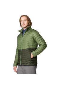 columbia - Kurtka sportowa męska Westridge Down Jacket. Kolor: zielony. Materiał: poliester