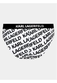 Karl Lagerfeld - KARL LAGERFELD Dół od bikini 230W2214 Biały. Kolor: biały. Materiał: syntetyk #4