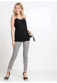 bonprix - Top na cienkich ramiączkach. Kolor: czarny. Długość rękawa: na ramiączkach #3