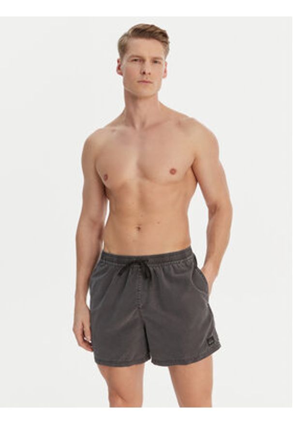 Quiksilver Szorty kąpielowe Everyday Surfwash EQYJV04155 Szary Regular Fit. Kolor: szary. Materiał: syntetyk