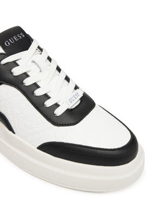 Guess Sneakersy FMFONA ELL12 Czarny. Kolor: czarny. Materiał: skóra