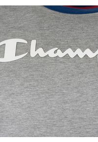 Champion T-Shirt | 212688 | Mężczyzna | Niebieski, Szary. Okazja: na co dzień. Kolor: niebieski, wielokolorowy, szary. Materiał: bawełna, wiskoza. Wzór: nadruk. Styl: casual