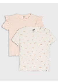 Sinsay - Bawełniana koszulka 2 pack - wielobarwny. Materiał: bawełna #1