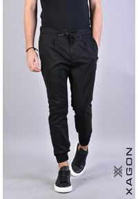 Xagon Spodnie "Pinvel" | A23032 | Pinvel | Mężczyzna | Czarny. Kolor: czarny. Materiał: bawełna, elastan, poliamid #5