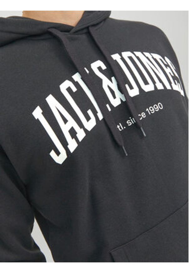 Jack & Jones Bluza Josh 12236513 Czarny Standard Fit. Kolor: czarny. Materiał: bawełna