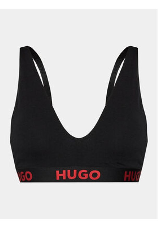 Hugo Biustonosz braletka Sporty 50495867 Czarny. Kolor: czarny. Materiał: bawełna