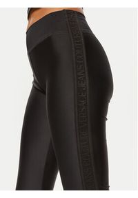 Versace Jeans Couture Legginsy 76HAC114 Czarny Skinny Fit. Kolor: czarny. Materiał: syntetyk #5