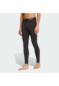Adidas - Legginsy Multi Synthetic Base Layer. Kolor: czarny. Technologia: ClimaCool (Adidas). Sport: turystyka piesza