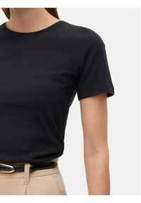 Vero Moda T-Shirt Lulu 10323755 Czarny Regular Fit. Kolor: czarny. Materiał: bawełna #4