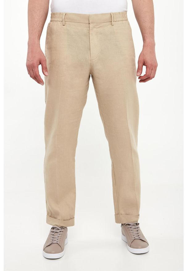 Liu Jo - Spodnie męskie lniane LIU JO. Materiał: len