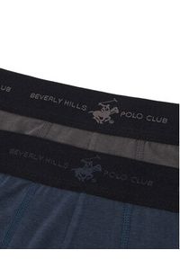 Beverly Hills Polo Club Komplet 2 par bokserek CEO_ZGW_BHPC_002_AW25_(2-PACK) Szary. Kolor: szary. Materiał: materiał, bawełna