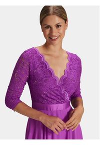 Swing Sukienka koktajlowa 5AE01600 Fioletowy Regular Fit. Kolor: fioletowy. Materiał: syntetyk. Styl: wizytowy #3