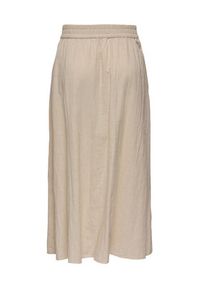 only - ONLY Spódnica maxi Tizana 15372613 Beżowy Regular Fit. Kolor: beżowy. Materiał: bawełna #4