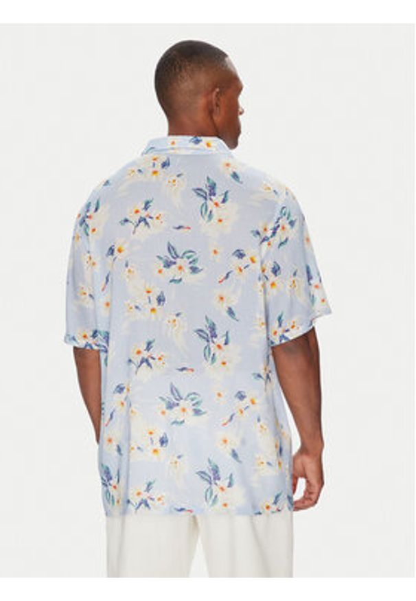 TOMMY HILFIGER - Tommy Hilfiger Koszula Bowling UM0UM03227 Błękitny Regular Fit. Kolor: niebieski