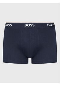 BOSS - Boss Komplet 3 par bokserek Power 50475274 Granatowy. Kolor: niebieski. Materiał: bawełna #3