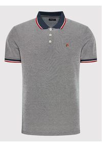 Jack&Jones PREMIUM Polo Bluwin 12169064 Granatowy Regular Fit. Typ kołnierza: polo. Kolor: niebieski. Materiał: bawełna, syntetyk