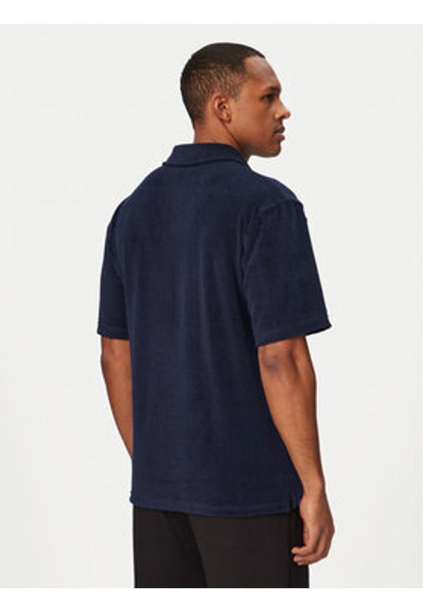 BOSS Polo Iconic 50561186 Granatowy Regular Fit. Typ kołnierza: polo. Kolor: niebieski. Materiał: bawełna