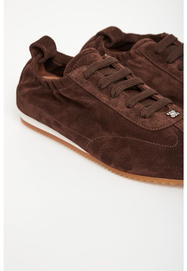 Casadei - Sneakersy damskie zamszowe CASADEI. Materiał: zamsz