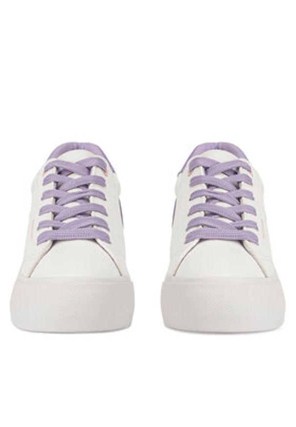 Jenny Fairy Sneakersy WFA3025-1 Biały. Kolor: biały. Materiał: skóra